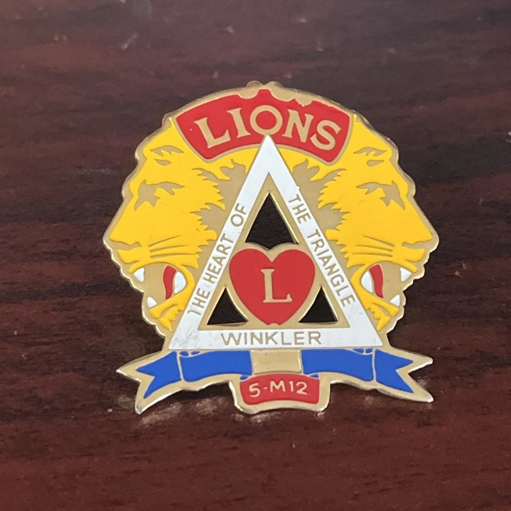 Lions Club The‎ Heart Of The Triangle Lapel Hat Pin